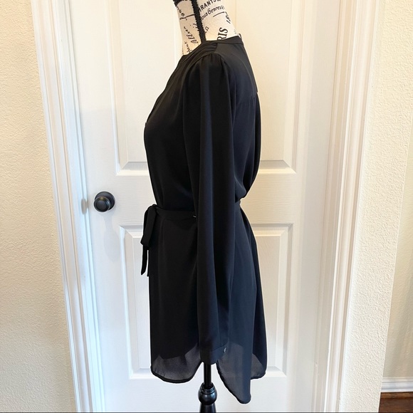 NWT Como Vintage Sheer Black Dress - XS - Picture 4 of 11